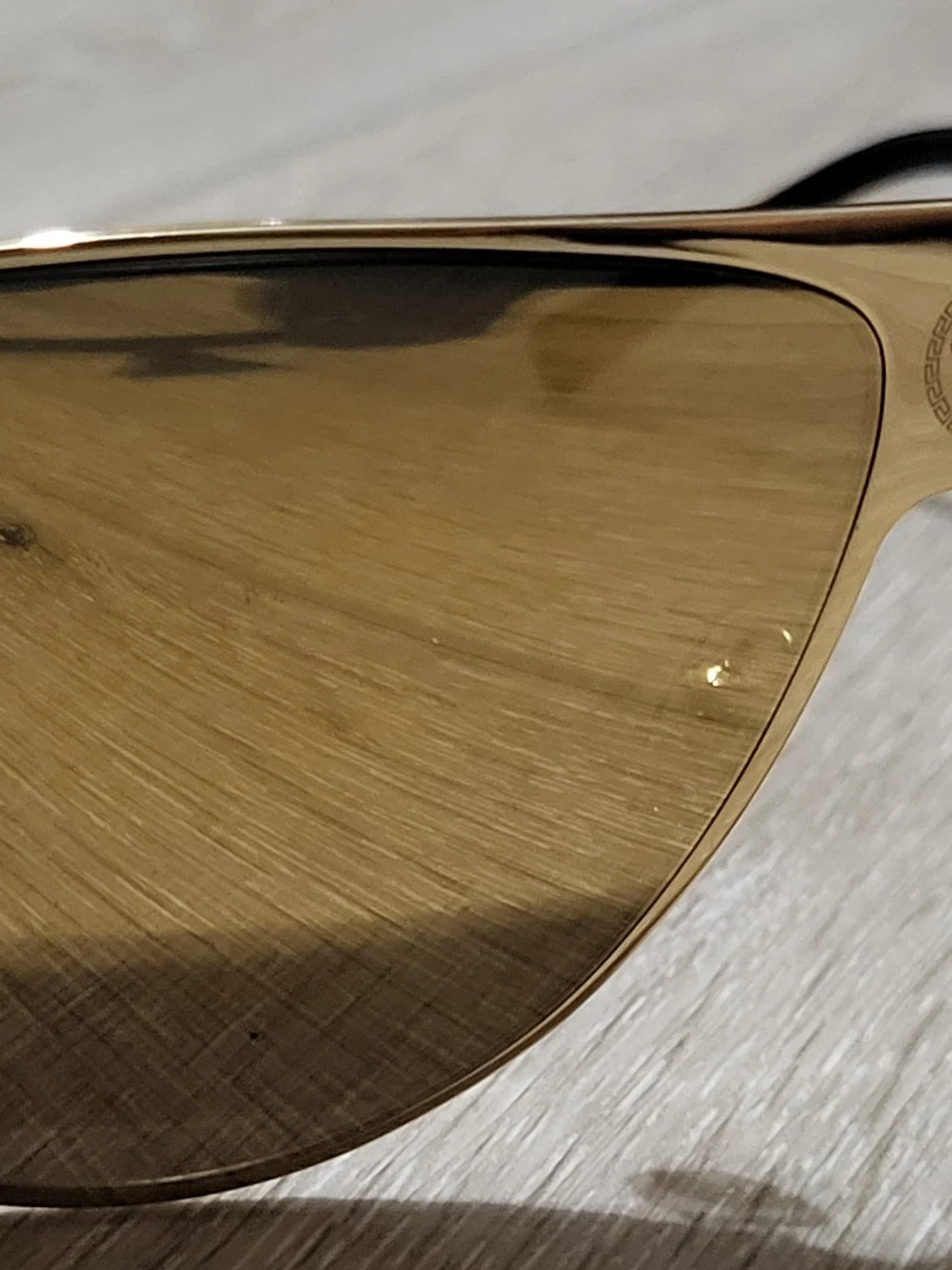 ✨️ Versace Men’s Custom Gold Aviator Sunglasses